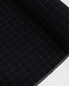 Tecido Tweed Quadriculado Azul e Preto