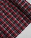 Tecido Flanela Mista Quadriculado Preto, Branco e Vermelho