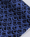 Tecido Viscose Texturizada Arcos Tons de Azul