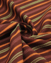 Tecido Viscose Multi Listras Tons Terrosos