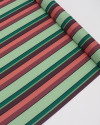 Tecido Crepe de Alfaiataria Italiano Multi Listras Tons Terrosos