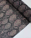 Tecido Crepe Koshibo Leve Macro Cashmere Tons Quentes e Preto