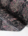 Tecido Crepe Koshibo Leve Macro Cashmere Tons Quentes e Preto