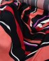Tecido Crepe de Viscose Listras Coloridas