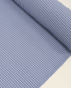 Tecido Crepe de Alfaiataria Quadriculado Tons de Azul