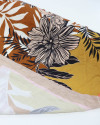 Tecido Viscose Macro Lenços Floral Tons Terrosos