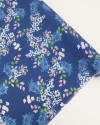 Tecido Viscose Buque Floral Tons de Azul