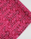 Tecido Viscose Flores e Ramos Pontilhados Tons de Rosa