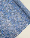 Tecido Crepe Chiffon Animal Print Tie Dye Tons de Azul