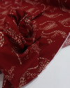 Tecido Viscose Leopardo Bege e Argila Vermelha