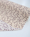 Tecido Viscose Micro Geométrico Rosa, Roxo e Creme