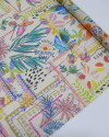 Tecido Crepe de Alfaiataria Italiano Multi Estampado Colorido