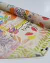 Tecido Crepe de Alfaiataria Italiano Multi Estampado Colorido