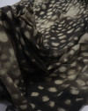 Tecido Crepe Chiffon Italiano Animal Print Tons de Marrom