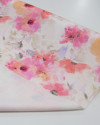 Tecido Sarja Italiano Tapete Floral Tie Dye Tons Pastéis