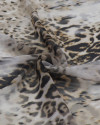 Tecido Crepe Chiffon Italiano Animal Print Clássico Estonado