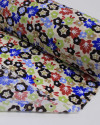 Tecido Viscose Mista com Poliamida Campo Floral Colorido
