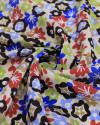 Tecido Viscose Mista com Poliamida Campo Floral Colorido