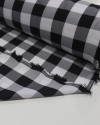 Tecido Oxford Quadriculado Branco e Preto