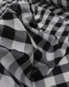Tecido Oxford Quadriculado Branco e Preto (0.9m)