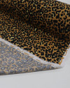 Tecido Viscose Texturizada Animal Print Clássico Argila