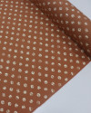 Tecido Viscose Poá Estampado Offwhite e Argila
