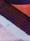 Tecido Viscose Italiano Pinturas Roxo e Rosa