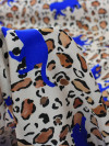 Tecido Crepe Bubble Italiano Animal Print e Onça