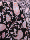 Tecido Crepe Italiano Cashmere Laranja e Preto