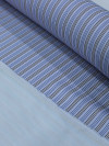 Tecido Tricoline Italiano Micro Listras Azul