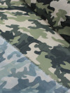 Tecido Crepe Chiffon Italiano Camuflado Verde