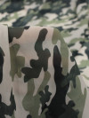Tecido Crepe Chiffon Italiano Camuflado Verde