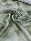 Tecido Viscose Italiano Tie Dye Tons de Verde