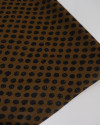 Tecido Viscose Italiano Animal Print Preto e Marrom