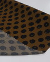 Tecido Viscose Italiano Animal Print Preto e Marrom