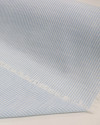 Tecido Tricoline Verano Flamê Listras Finas Branco e Azul