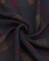 Tecido Crepe de Viscose Italiano Multi Quadriculado Vermelho, Amarelo e Cinza