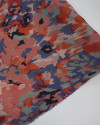 Tecido Crepe Salinas Pintura Abstrata Tons de Outono