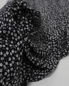 Tecido Viscose Tapete Micro Floral P/B