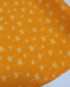 Tecido Viscose Palmeiras Creme e Laranja