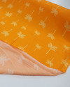 Tecido Viscose Palmeiras Creme e Laranja