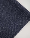 Tecido Crepe de Viscose Micro Liberty Branco e Azul Marinho