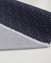 Tecido Crepe de Viscose Micro Liberty Branco e Azul Marinho