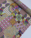 Tecido Viscose Fina Italiano Multi Estampa Colorido