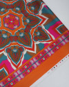 Tecido Crepe Silk Italiano Estampa Lenço Boho Chique Colorido