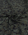 Tecido Viscose Camuflado Preto e Verde