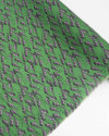 Tecido Crepe de Viscose Pássaros Preto, Branco e Verde Musgo (0.5m)