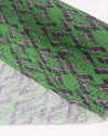 Tecido Crepe de Viscose Pássaros Preto, Branco e Verde Musgo (0.5m)
