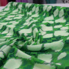 Tecido Cambraia de Algodão Italiana Abstrato Verde