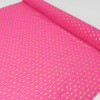 Tecido Crepe Chiffon Toque de Seda com Foil Rosa